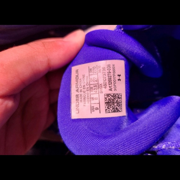 Under Armour Stephen Curry 3’s Blue and Gray US 9 - Picture 3 of 3